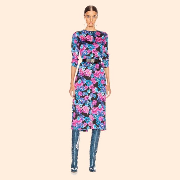 The Andamane Beulah Floral Midi Dress - Picture 1 of 6